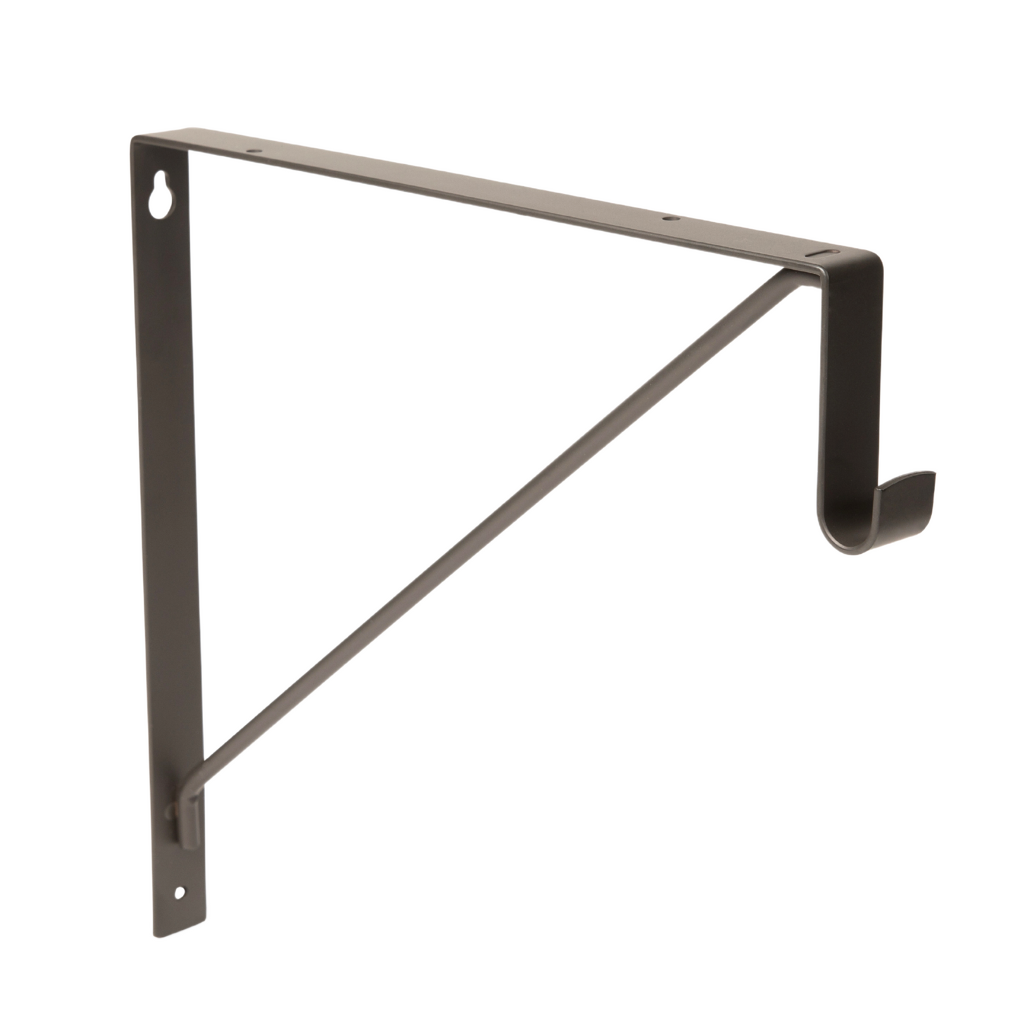Oval Rod and Shelf Bracket Oil-Rubbed Bronze