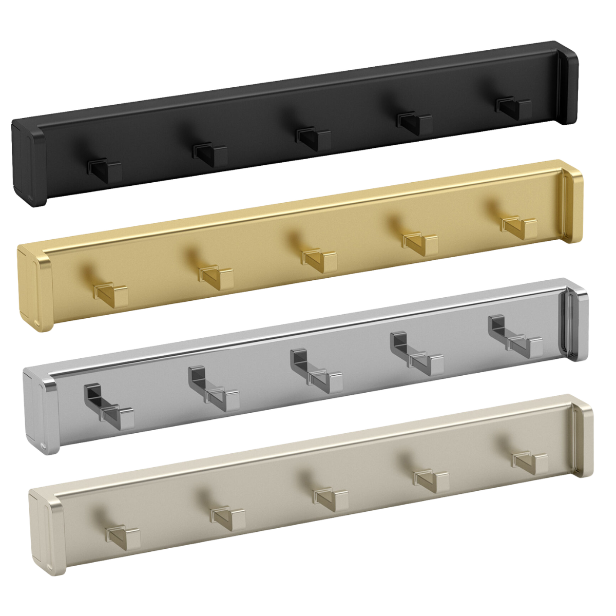 Matte Black Pullout Belt Rack
