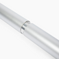 Round Matte Aluminum Threaded Closet Rod