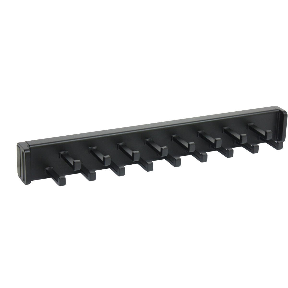 Matte Black Pullout Tie Rack
