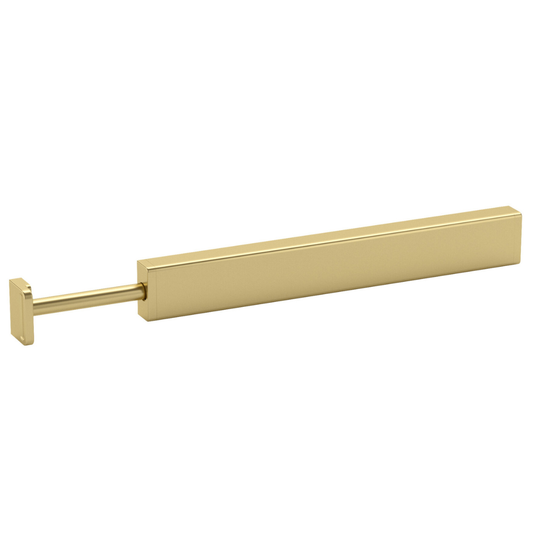 Matte Brass Pullout Valet Rod