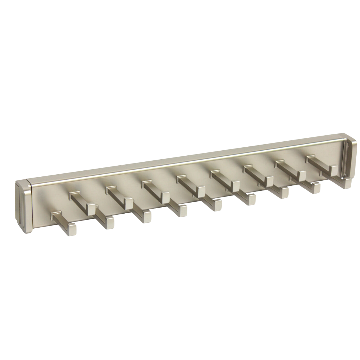 Matte Nickel Pullout Tie Rack