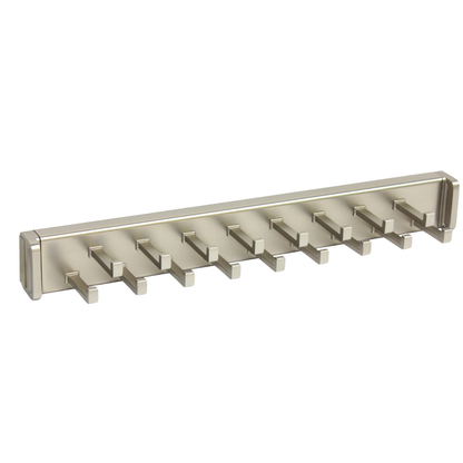 Matte Nickel Pullout Tie Rack