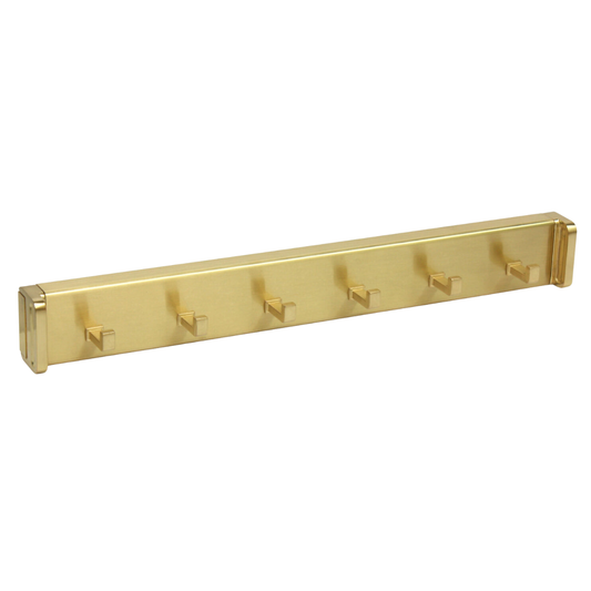 Matte Brass Pullout Belt Rack