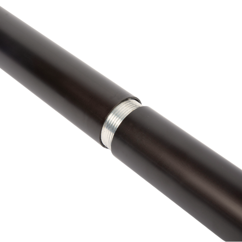 Round Oil-Rubbed Bronze Threaded Closet Rod