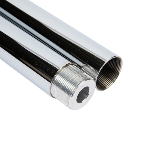 Polished Chrome Threaded Closet Rod