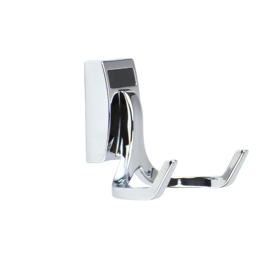 Polished Chrome Double Closet Hook