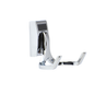 Polished Chrome Double Closet Hook