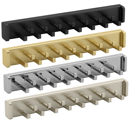 Matte Nickel Pullout Tie Rack