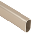 Oval Matte Nickel Closet Rod