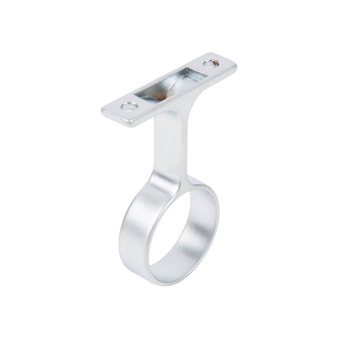 Support De Tringle De Penderie - Zinc Chromé 25 Mm - Pour Armoire Sur Mesure