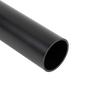Round Matte Black Closet Rod